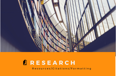 Internet resources that will assist in research, citing, and formatting. 